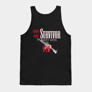 Corona virus survivor. I fought hard and won Tank Top